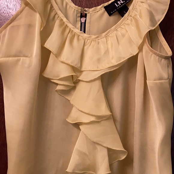 Yellow Silk I.N. San Francisco Tank Top - Picture 3 of 9